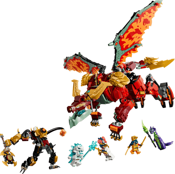 LEGO® Wyldfyre's Transforming Dragon Mech 71868