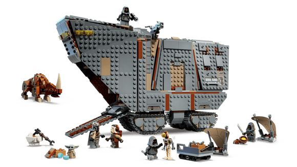 LEGO® Offworld Sandcrawler™ and Mudhorn 75453
