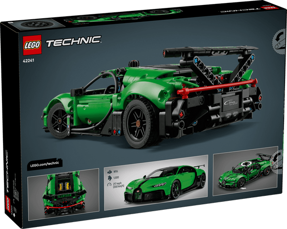 LEGO® Green Bugatti Chiron Pur Sport Hypercar 42241