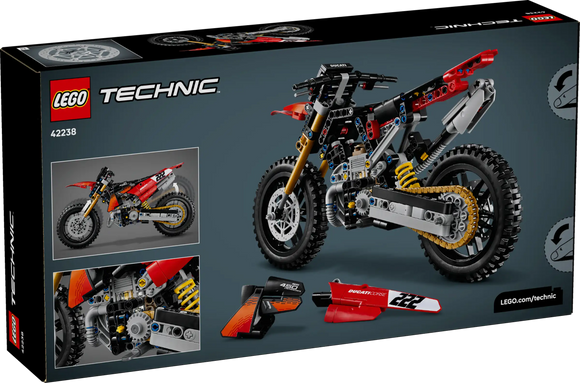 LEGO® Ducati Desmo450 MX Factory Motorcycle 42238
