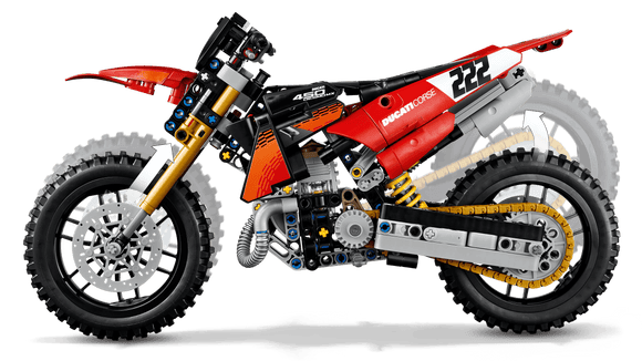 LEGO® Ducati Desmo450 MX Factory Motorcycle 42238
