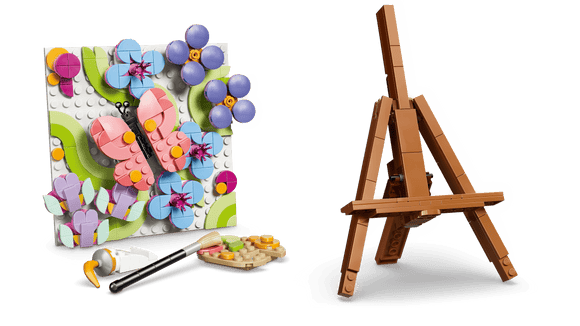 LEGO® Floral Art Decor Painting 31390