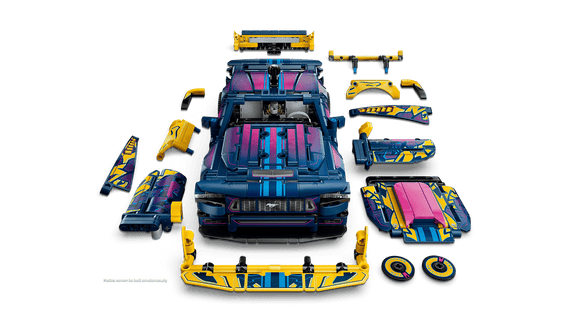 LEGO® Custom Garage Ford Mustang GT Car 42236