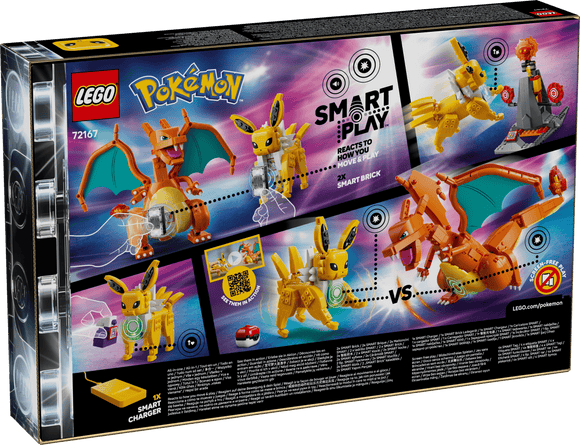 LEGO® SMART Play™: Charizard vs. Jolteon Ultimate Battle 72167