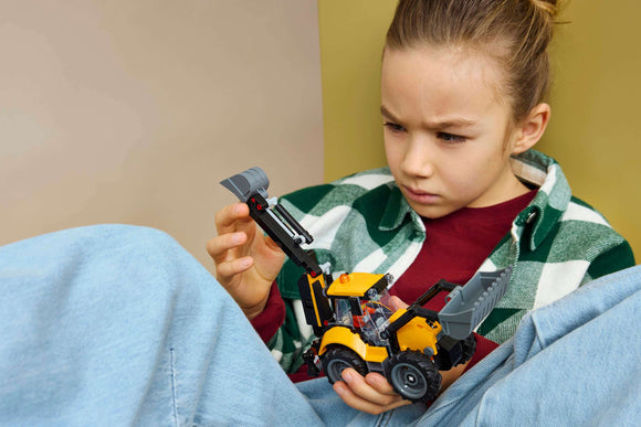 LEGO® Yellow Backhoe Loader 60480