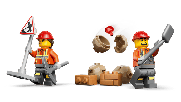 LEGO® Yellow Backhoe Loader 60480