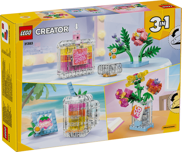 LEGO® Floral Decor Perfume Bottle 31383