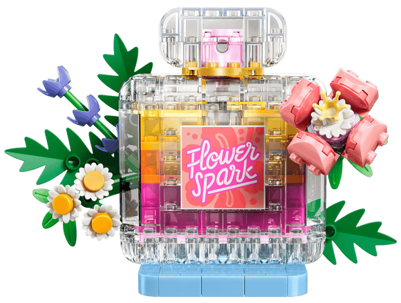 LEGO® Floral Decor Perfume Bottle 31383
