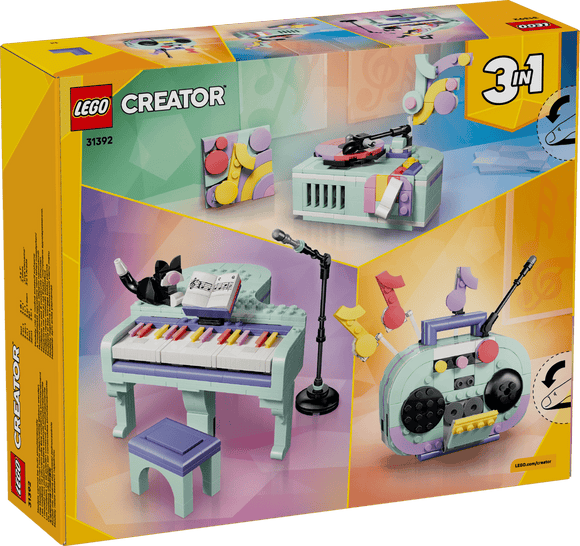 LEGO® Music Decor Piano with Cat 31392