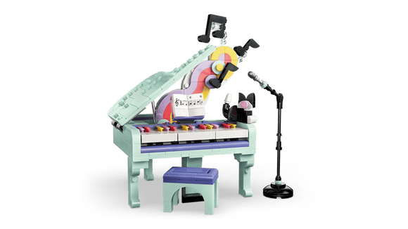 LEGO® Music Decor Piano with Cat 31392