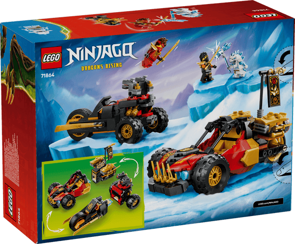 LEGO® Kai and Cole's Combiner Vehicles 71864