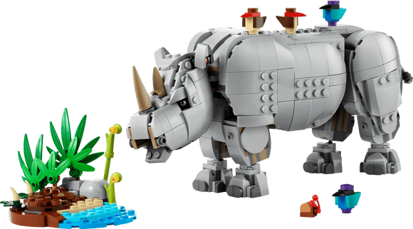 LEGO® Wild Animals: Majestic Rhino with Birds 31171