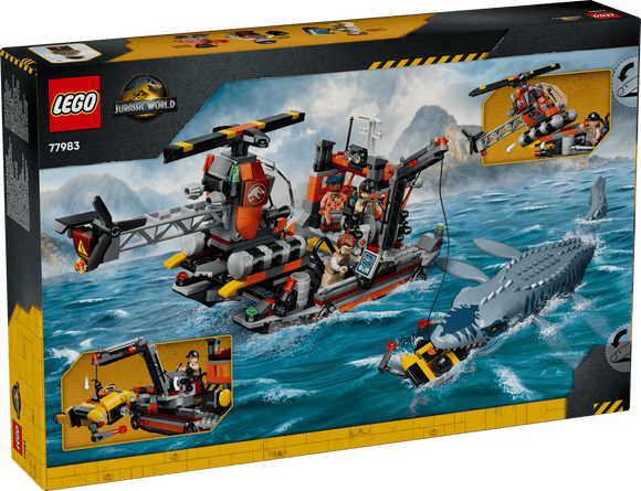 LEGO® Mosasaurus Dinosaur Boat Attack 77983
