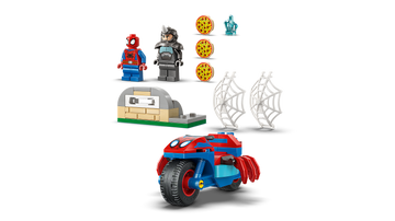 LEGO® Spidey on his Motorcycle vs. Rhino 11206 - 0