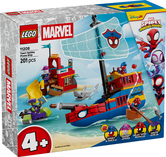 LEGO® Team Spidey Pirate Ship 11208