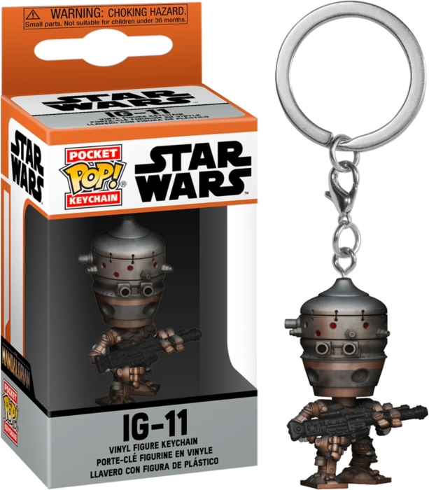 Star Wars: The Mandalorian - IG-11 Pocket Pop! Vinyl Keychain