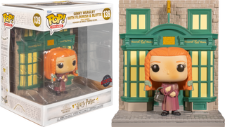 Harry Potter - Ginny Weasley with Flourish & Blotts Diagon Alley Diorama Deluxe Pop! Vinyl Figure #139