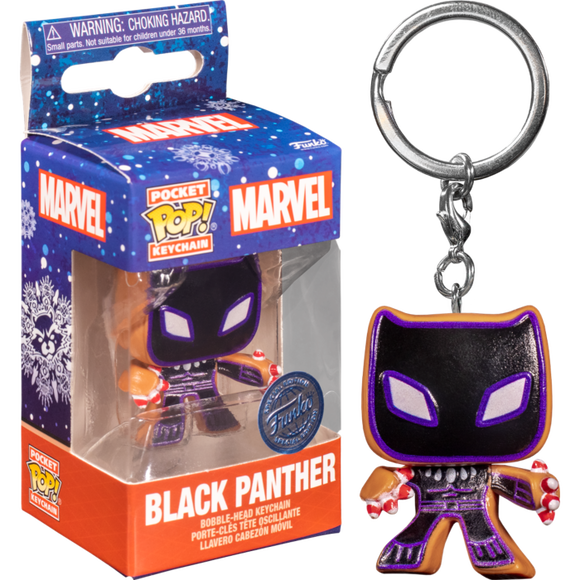 Black Panther - Black Panther Holiday Pocket Pop! Vinyl Keychain