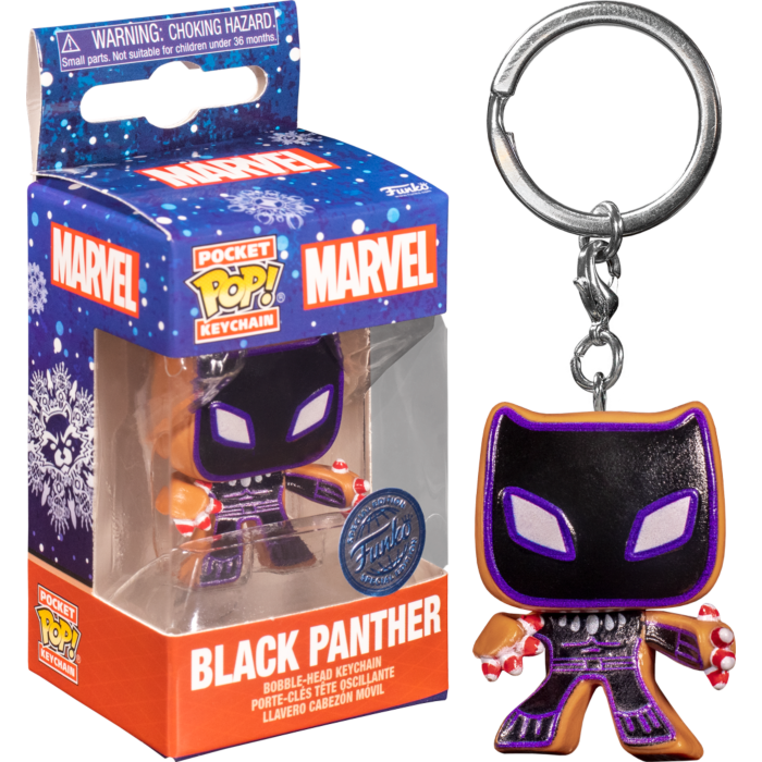 Black Panther - Black Panther Holiday Pocket Pop! Vinyl Keychain