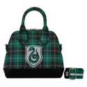 Loungefly™ Harry Potter - Slytherin Varsity Plaid 8" Faux Leather Crossbody Bag