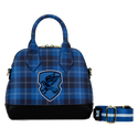 Loungefly™ Harry Potter - Ravenclaw Varsity Plaid 8" Faux Leather Crossbody Bag