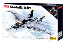 Sluban Model Bricks F/A 18E Super Bumblebee