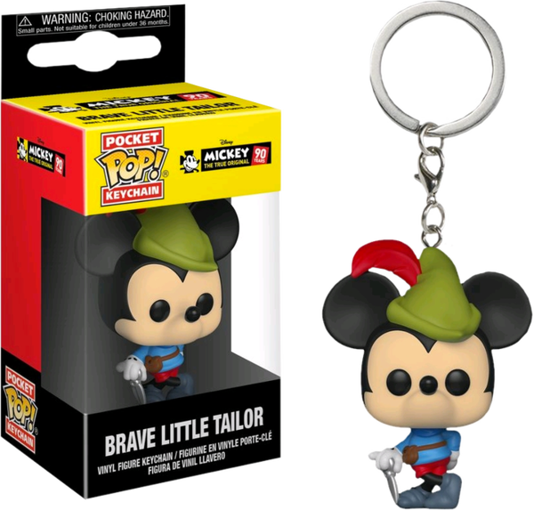 Mickey Mouse - 90th Anniversary Brave Little Tailor Pop! Keychain