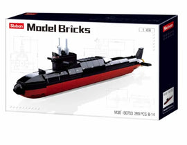 Sluban Model Bricks 1:450 Submarine