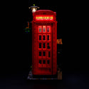 Red London Telephone Box #21347 Light Kit