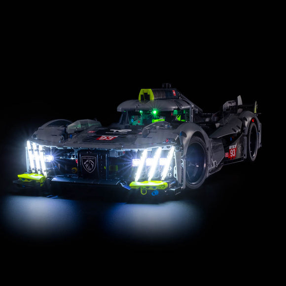 Technic Peugeot 9X8 24H Le Mans Hybrid Hypercar #42156 Light Kit