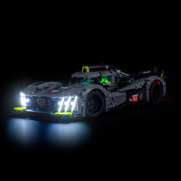 Technic Peugeot 9X8 24H Le Mans Hybrid Hypercar #42156 Light Kit