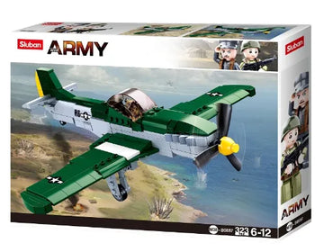 Sluban WW2 P51D Fighter Plane