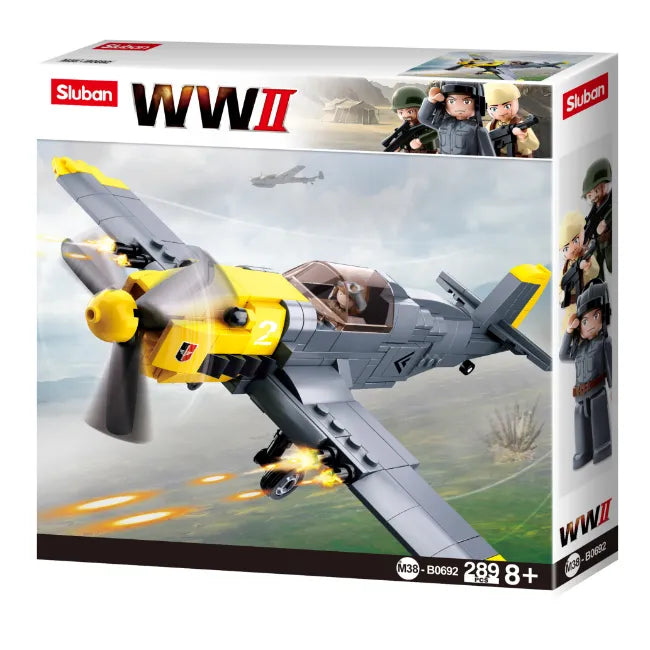 Sluban WW2 Plane Messerschmitt BF 109 | I'm Rick James Bricks