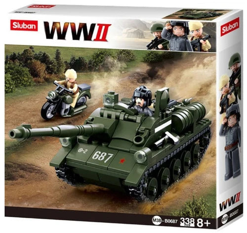 Sluban WW2 SU-85 Tank Destroyer