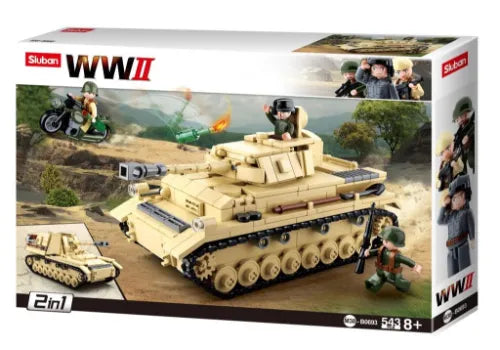 Sluban WW2 Tank Panzer