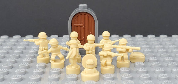 Nano Soldier Figures - Light Tan