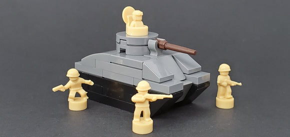 Nano Soldier Figures - Light Tan