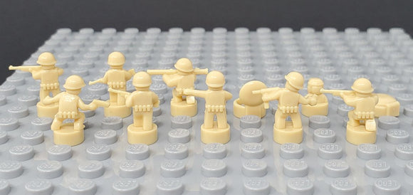 Nano Soldier Figures - Light Tan