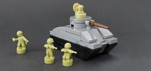 Nano Soldier Figures - Olive Green