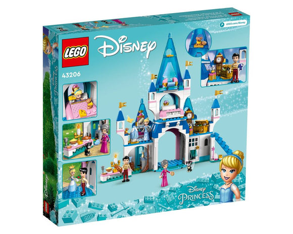 LEGO® Cinderella and Prince Charming's Castle 43206