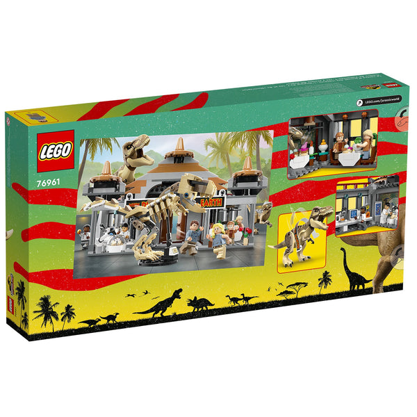 LEGO® Jurassic Park Visitor Center: T. rex & Raptor Attack 76961