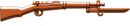 BA Arisaka With Bayonet (Brown)-2