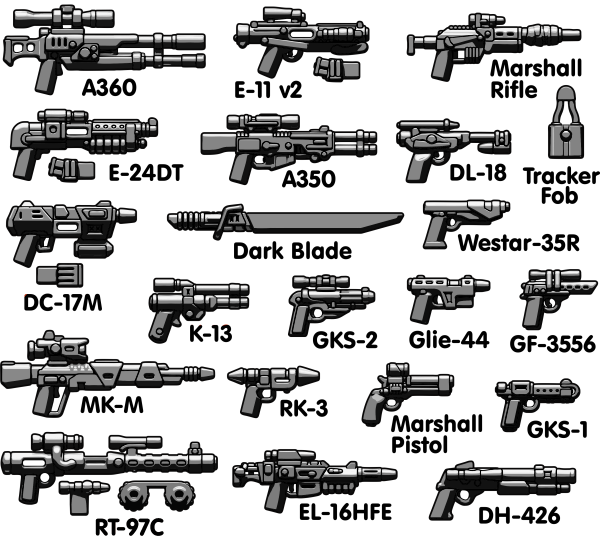 BA Blaster Weapons Pack - Nova
