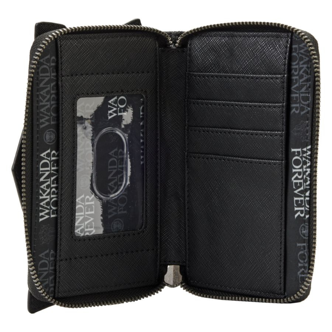 Loungefly™ Black Panther - Wakanda Forever 4” Faux Leather Zip-Around Wallet