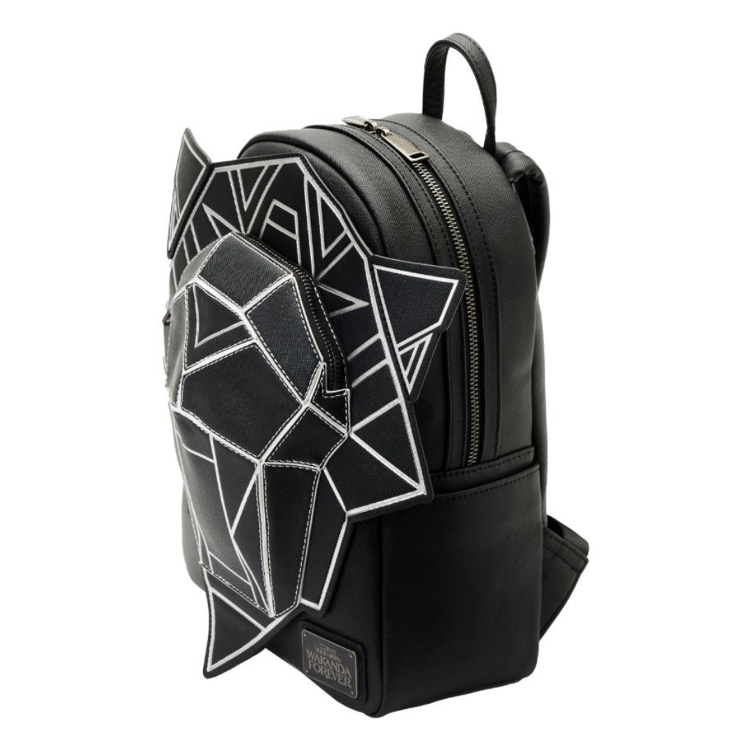 Loungefly™ Black Panther - Wakanda Forever Figural 12” Faux Leather Mini Backpack - 0