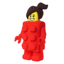 LEGO® Minifigure Brick Suit Girl Plush Toy