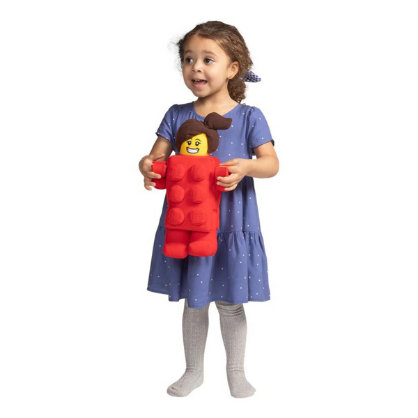 LEGO® Minifigure Brick Suit Girl Plush Toy