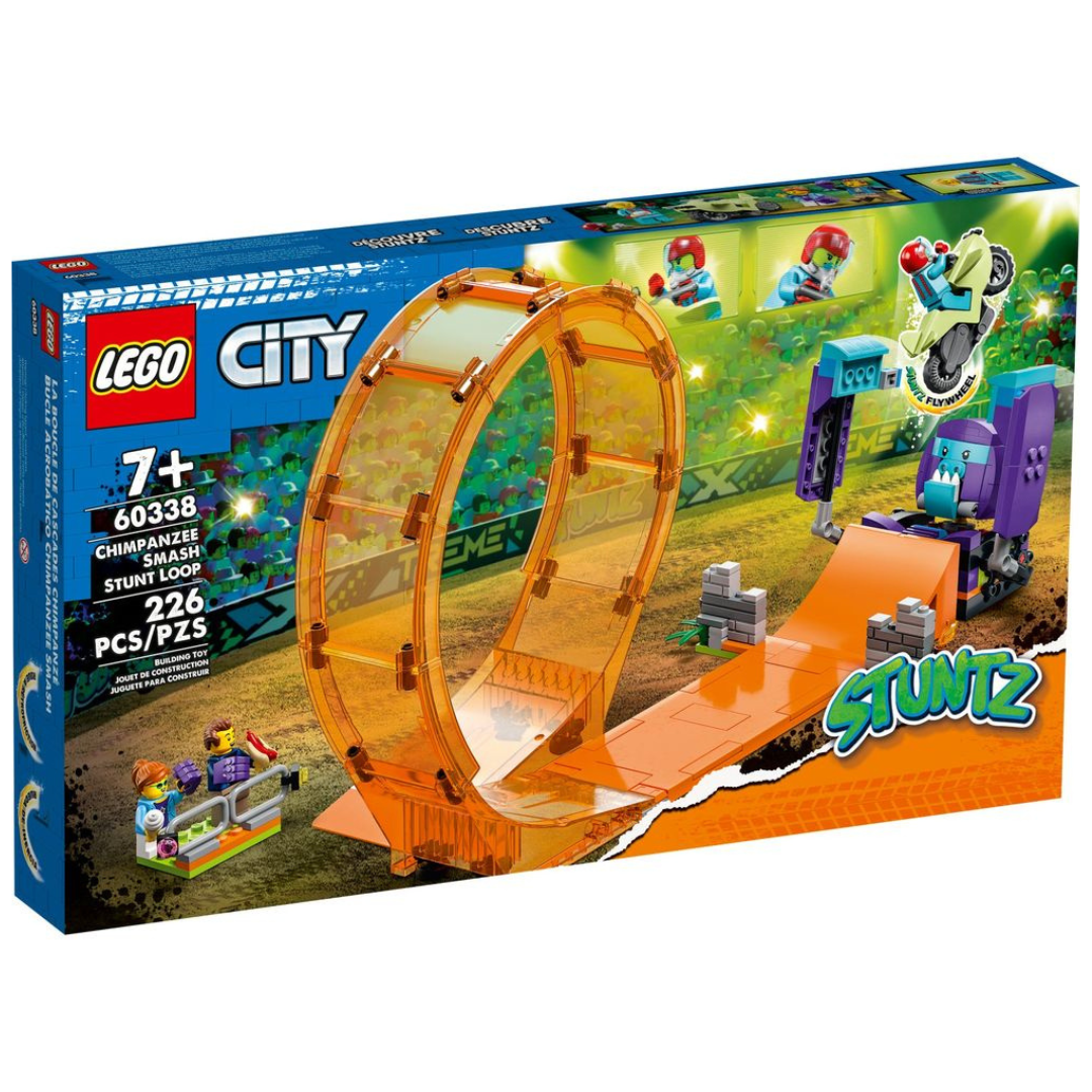 LEGO® City Smashing Chimpanzee Stunt Loop 60338