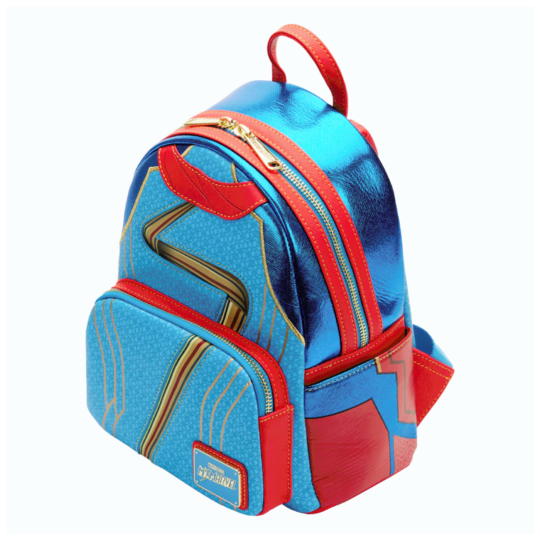 Loungefly™ Ms Marvel - Ms Marvel Cosplay 10” Faux Leather Mini Backpack