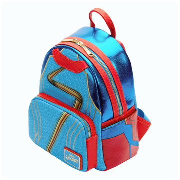 Loungefly™ Ms Marvel - Ms Marvel Cosplay 10” Faux Leather Mini Backpack - 0